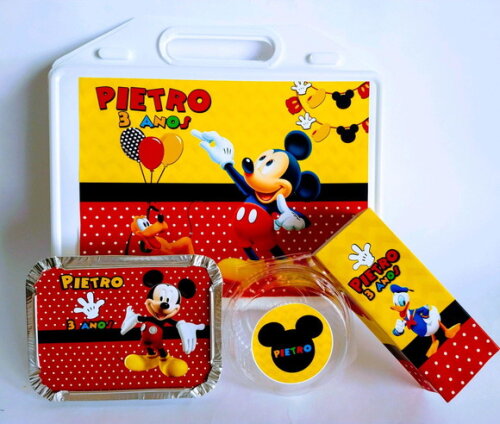 Kit Maleta Festa na Escola Mickey