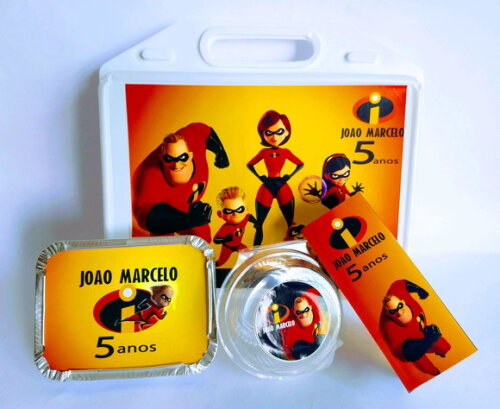Kit Maleta Festa na Escola os Incríveis
