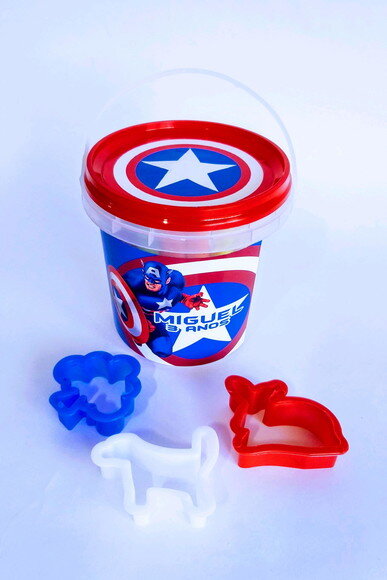 Kit Massinha Capitão América