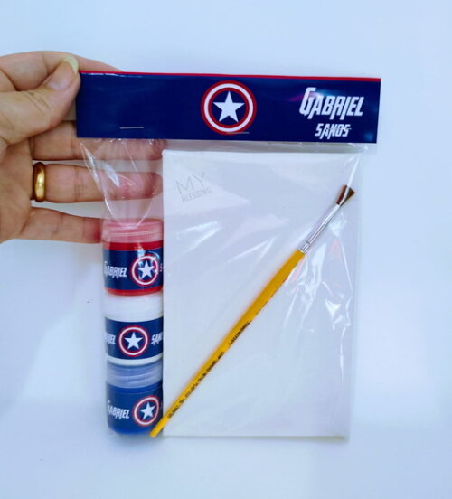 Kit Pintura Capitão America