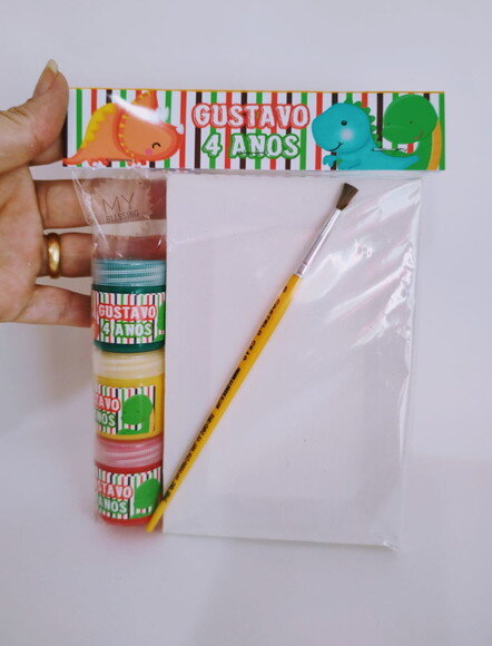 Kit Pintura Dinossauro Baby
