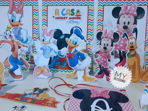 Kit Só Um Bolinho a Casa do Mickey