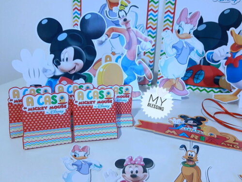 Kit Só Um Bolinho a Casa do Mickey