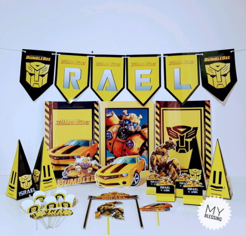 Kit Só Um Bolinho Bumblebee