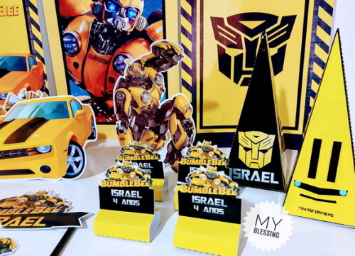 Kit Só Um Bolinho Bumblebee
