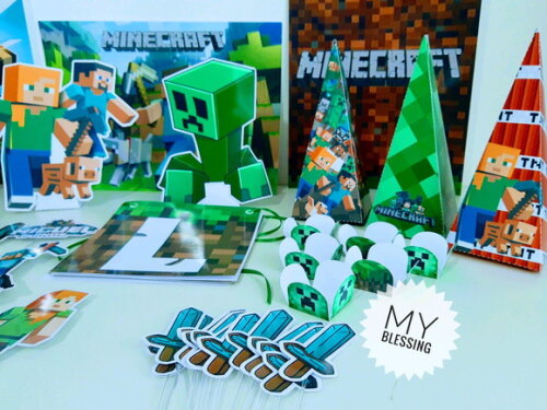 Kit Só Um Bolinho Minecraft