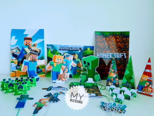 Kit Só Um Bolinho Minecraft