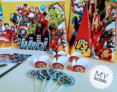 Kit Só Um Bolinho os Vingadores