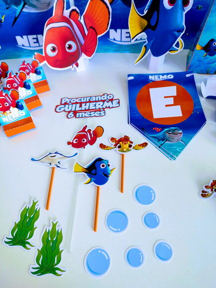 Kit Só Um Bolinho Procurando o Nemo