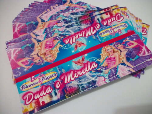 Lapela Personalizada Barbie Pop Star