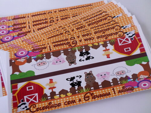 Lapela Personalizada Fazendinha
