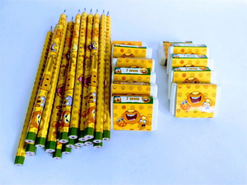 Lapis e Borracha Personalizados Emoji