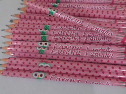 Lapis Personalizado Corujinha