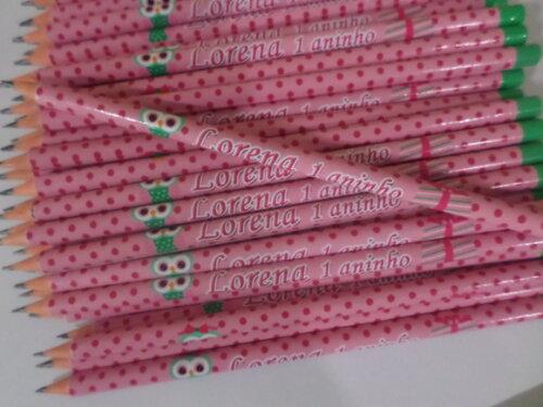Lapis Personalizado Corujinha