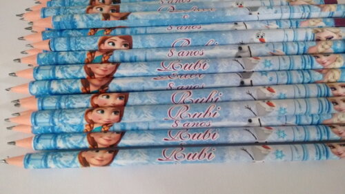 Lápis Personalizado Frozen