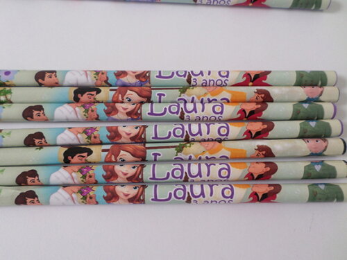 Lápis Personalizados Princesa Sofia
