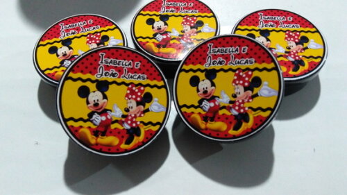 Latinha Personalizada Mickey e Minnie