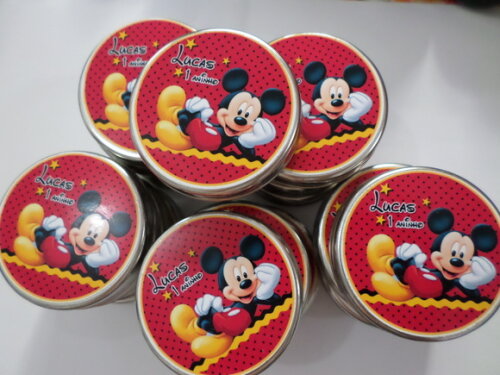 Latinha Personalizada Mickey