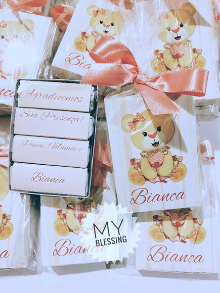 Lembrancinha personalizada para chá de bebê