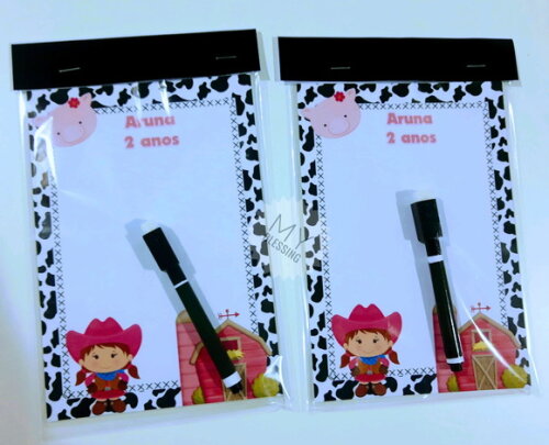 Lousa Magica Personalizada Fazendinha