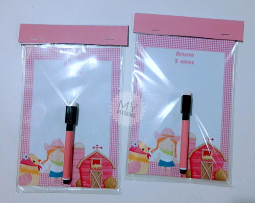 Lousa Magica Personalizada Fazendinha