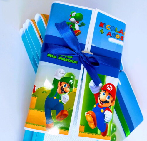 Lousa Mágica Personalizada Super Mário