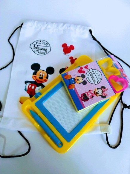 Lousa Personalizada com Sacolinha e Massinha