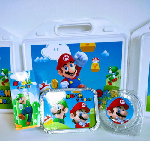 Maleta Festa na Escola Super Mario