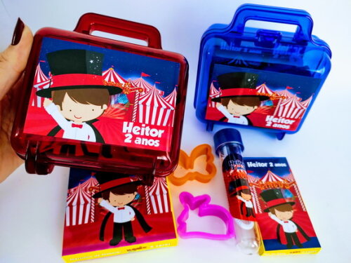 Maletinha Personalizada Circo