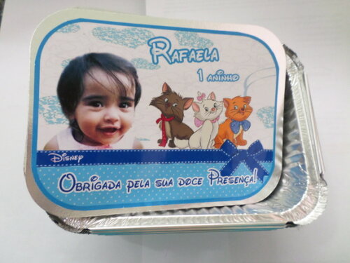 Marmitinha personalizada Gata Marie