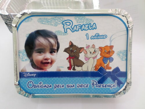 Marmitinha personalizada Gata Marie