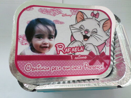 Marmitinha personalizada Gata Marie
