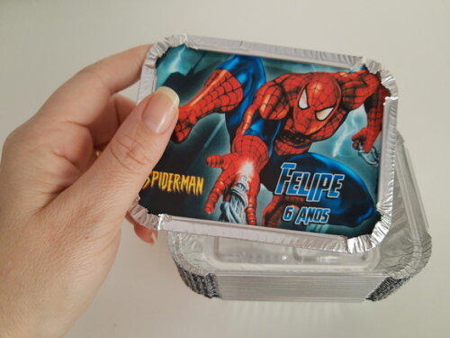 Marmitinha Personalizada Homem Aranha