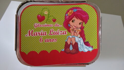 Marmitinha Personalizada Moranguinho