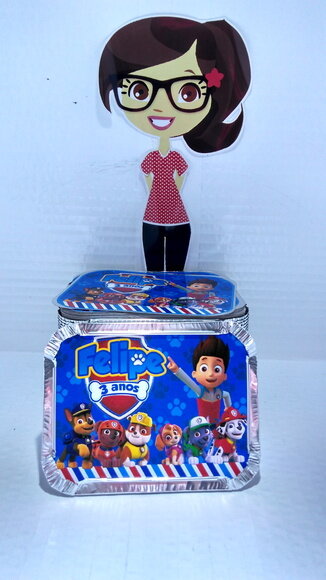 Marmitinha Personalizada Patrulha Canina