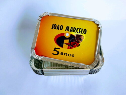 Marmitinha Personalizada Os Incríveis