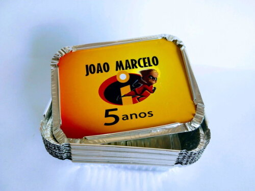 Marmitinha Personalizada Os Incríveis