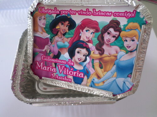 Marmitinhas Personalizadas das Princesas