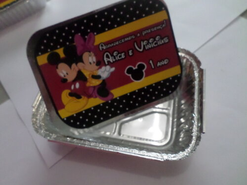 Marmitinhas Personalizadas mickey