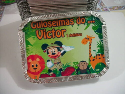 Marmitinhas Personalizadas Mickey Safari