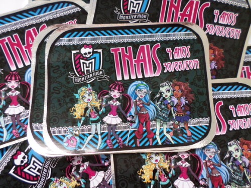Marmitinhas Personalizadas Monster High