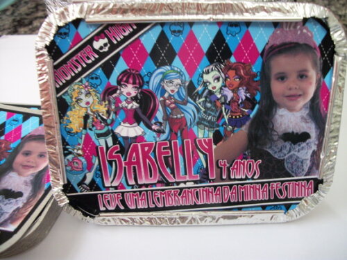 Marmitinhas Personalizadas monter high