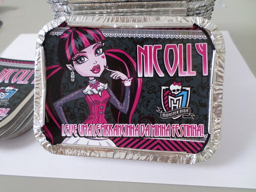 Marmitinhas Personalizadas Monter High