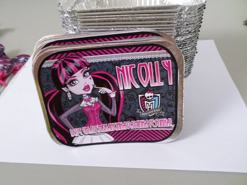 Marmitinhas Personalizadas Monter High