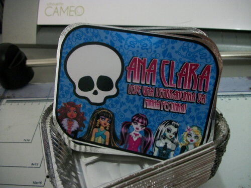 Marmitinhas Personalizadas Monter High