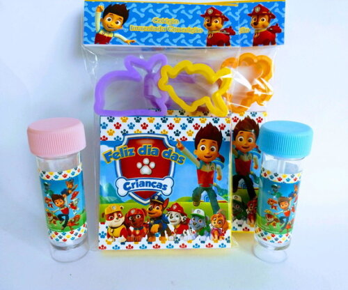 Massinha Mais Bolha de Sabão Personalizados