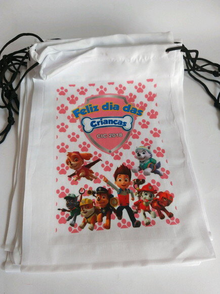 Mochilinhas Personalizadas Patrulha Canina