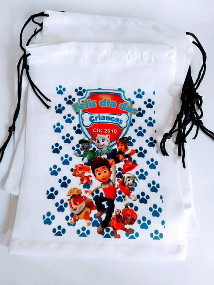 Mochilinhas Personalizadas Patrulha Canina