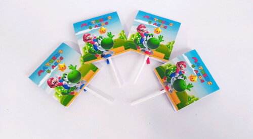 Pirulitos Personalizados Super Mario