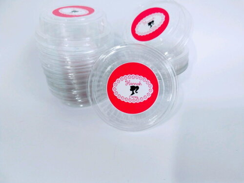 Pote de Bolo Personalizado Barbie